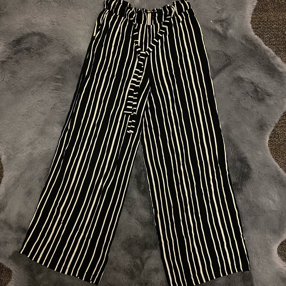 striped pants